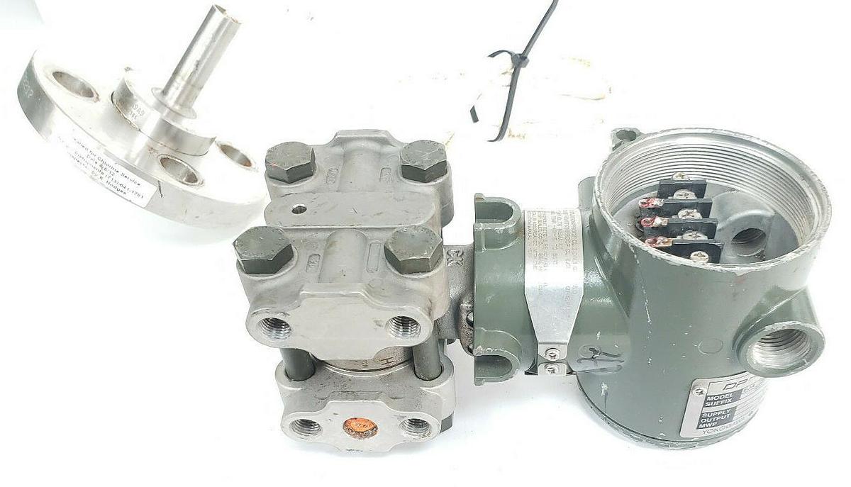 Used YOKOGAWA DP HART EJA S1 -EB54B-92EA/FF1/D1/2 PRESSURE TRANSMITTER W/ J&J FLANGE