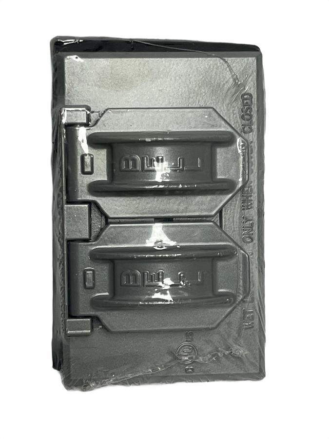 Used Lot of 6 Bell Outdoor 5180-0 Weatherproof Cover Single-Gang Duplex Gray – NEW