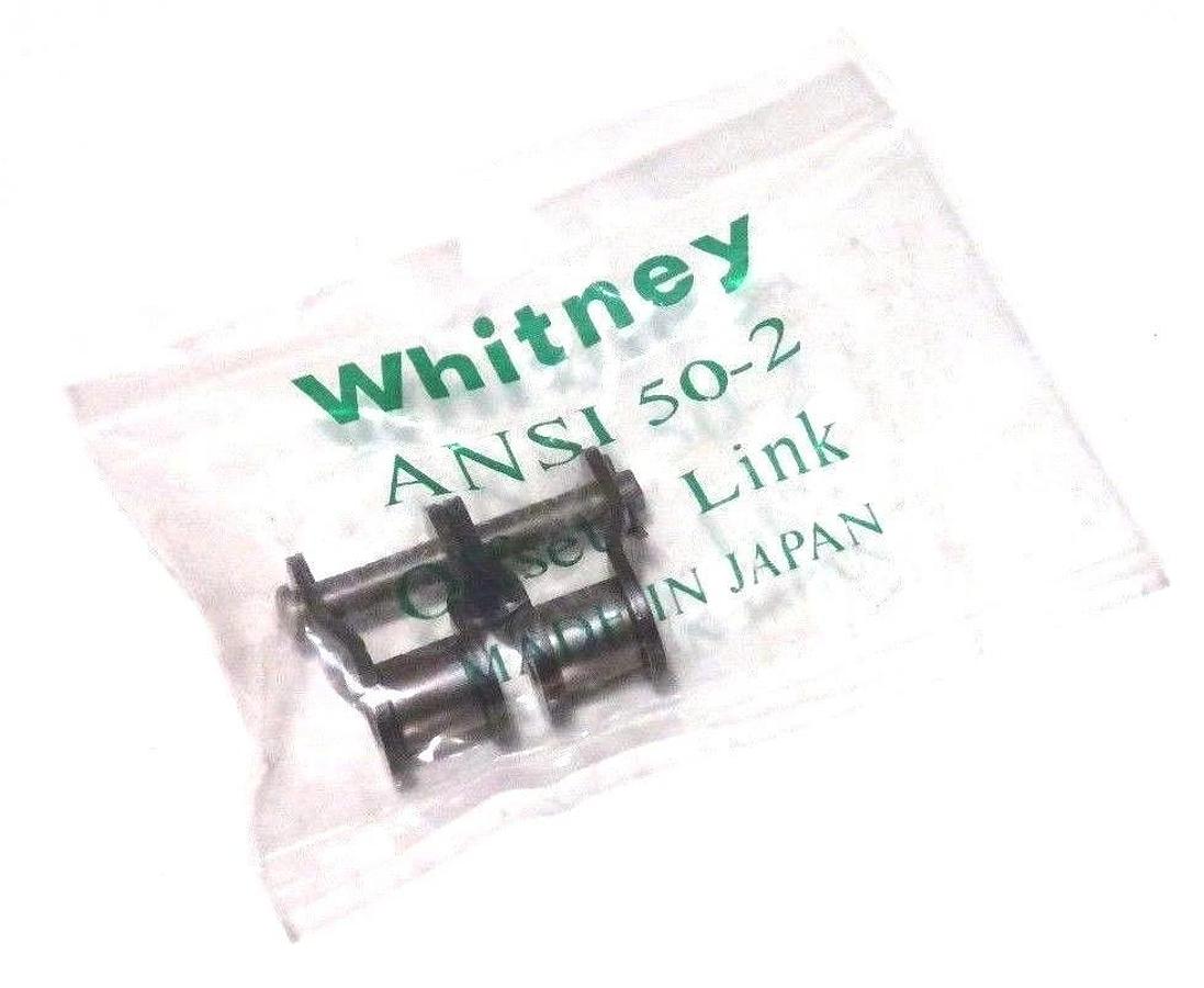 Used LOT OF 9 NEW WHITNEY CHAIN ANSI 50-2 OFFSET CHAIN LINKS