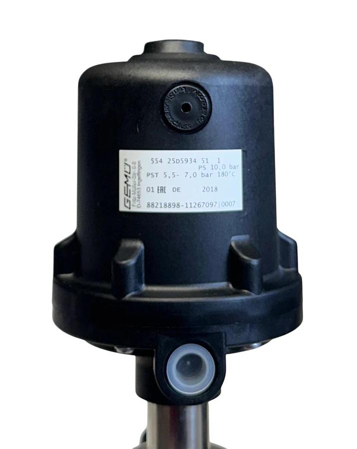 GEMU 554 25D5934 51 1 / 88218898 PNEUMATIC ANGLE SEAT GLOBE VALVE 2/2-WAY NSMP