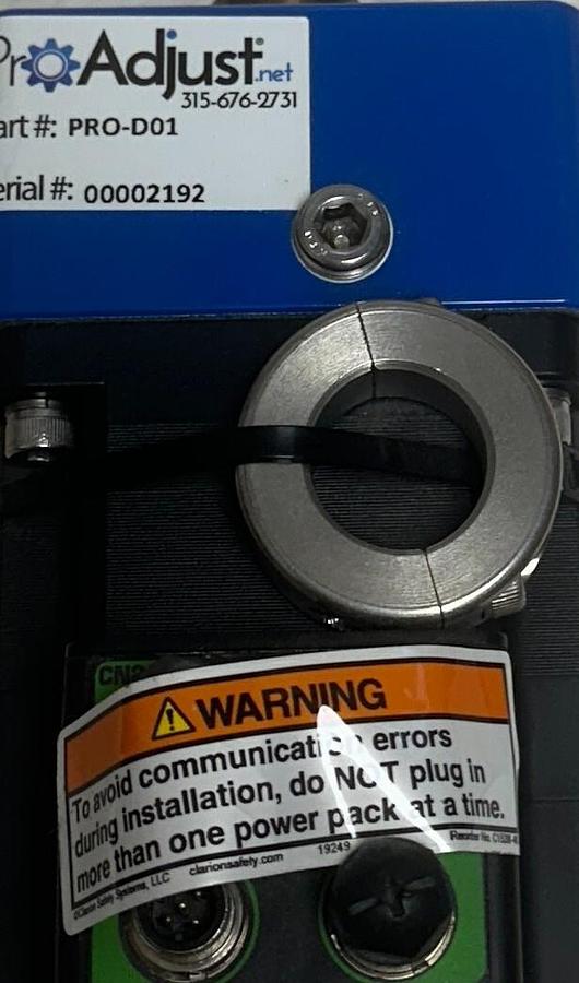 Used SCHNEIDER JVL ProAdjust PRO-D01 / PRO-M101 DRIVE POWER PACK ASSEMBLY MOTOR NSNP