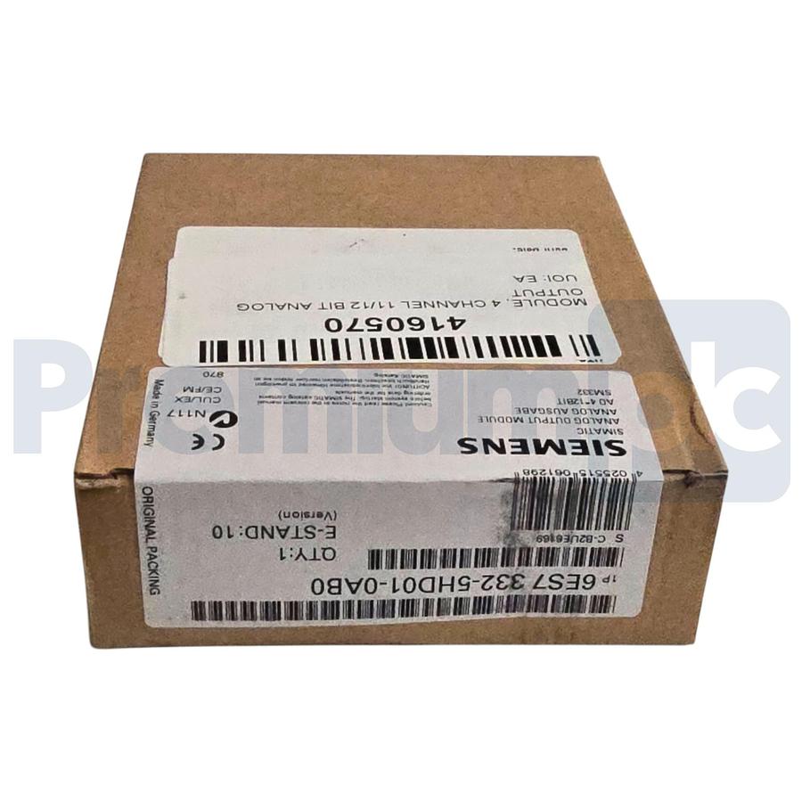 Siemens 6ES7332-5HD01-0AB0 SIMATIC S7-300 Analog Output SM 332 4 AO 12-Bit NSFS