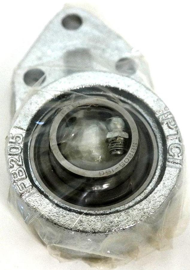 Used NEW IPTCI FB205 BEARING 1" I.D, 3 BOLT FLANGE MOUNT 25MM BORE