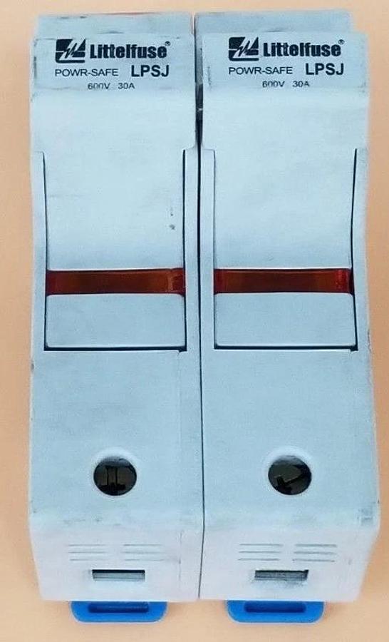 Used LITTELFUSE LPSJ30-2ID POWR-SAFE FUSE HOLDER LPSJ 600V 30A LPSJ302ID