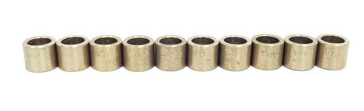 LOT OF 10 NEW OILITE CB 507-3 BRONZE BUSHINGS / BEARING SLEEVE SPACERS 5073
