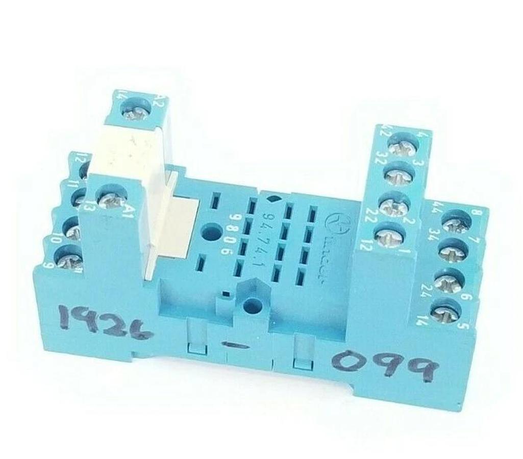 Used FINDER 94.74.1 RELAY SOCKET 94741