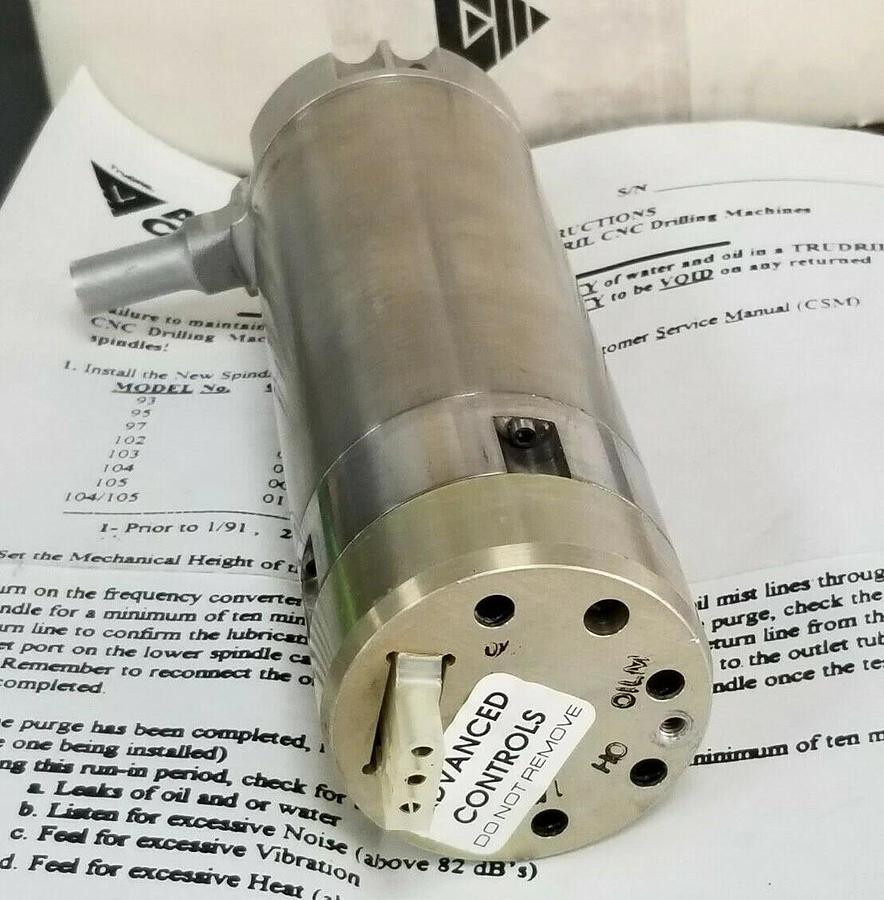 Used NIB ADVANCED CONTROLS 18630-108R CNC SPINDLE 3/8'' ORIFICE 18630-108 18630108R