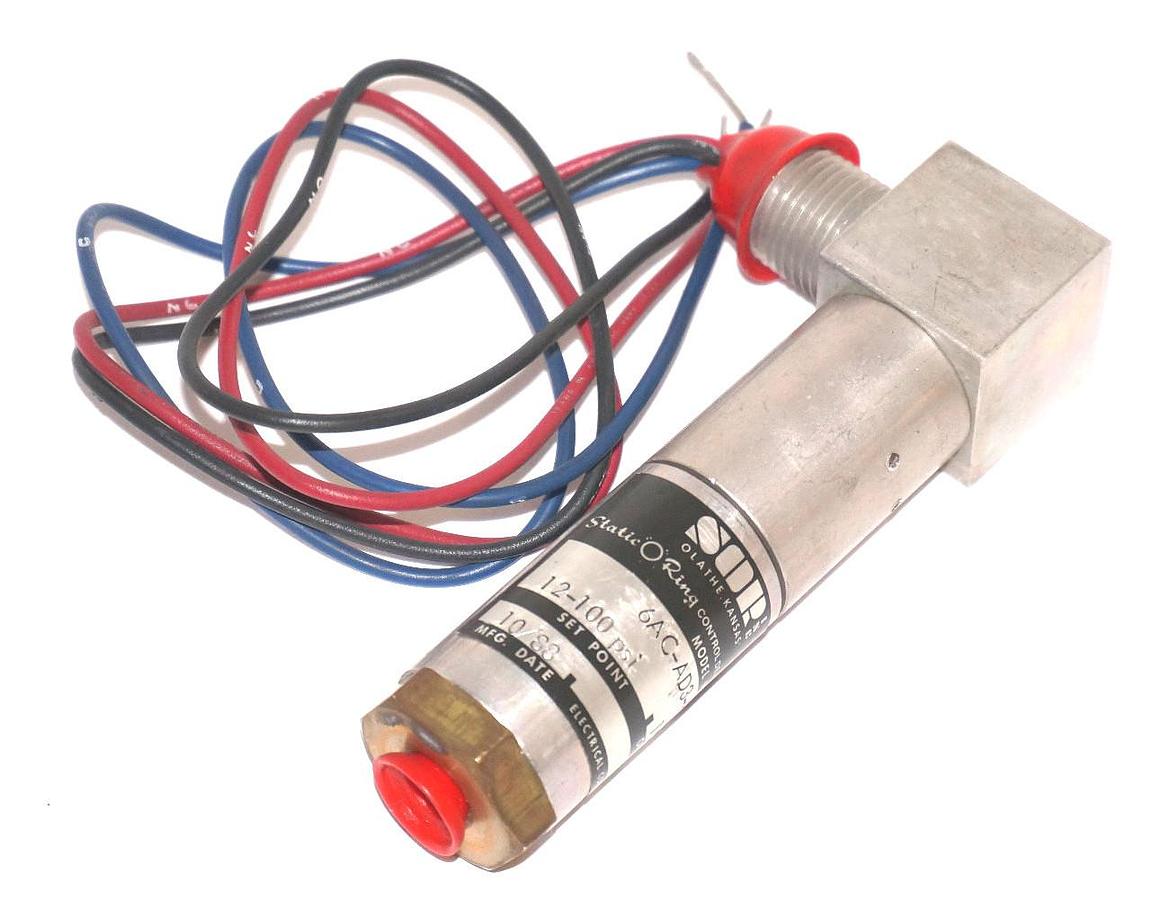 Used NEW SOR 6AC-AD3-P1-D1A PRESSURE SWITCH 12-100PSI 6ACAD3P1D1A