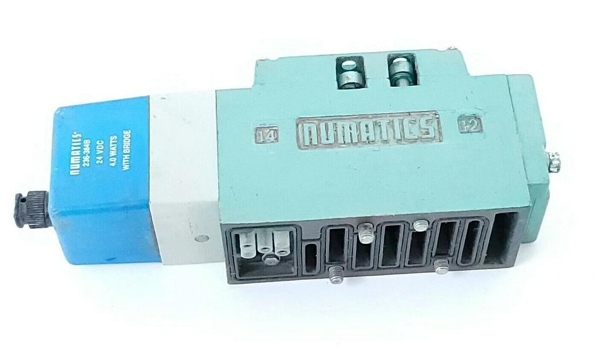 Used NUMATICS I12BA400MP00061 SOLENOID VALVE 150PSIG 236-384B 24VDC 4.0W COIL