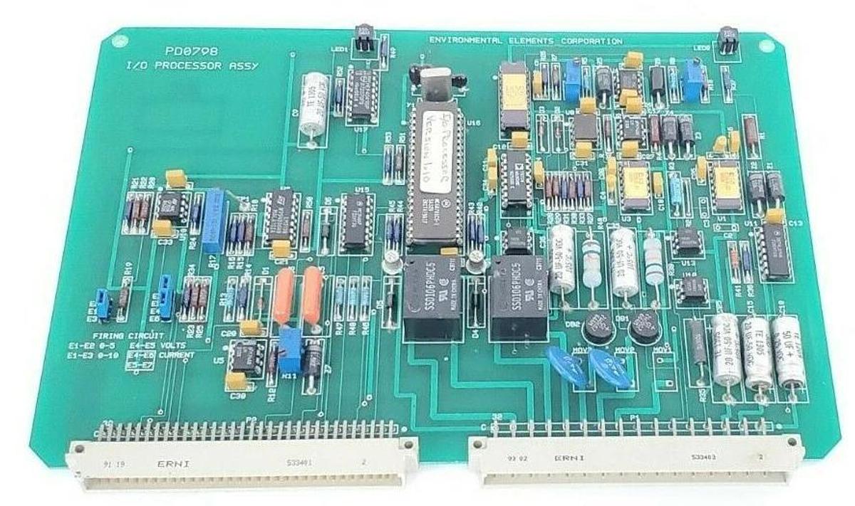 Used ENVIRONMENTAL ELEMENTS CORP. PD0798 I/O PROCESSOR ASSY.