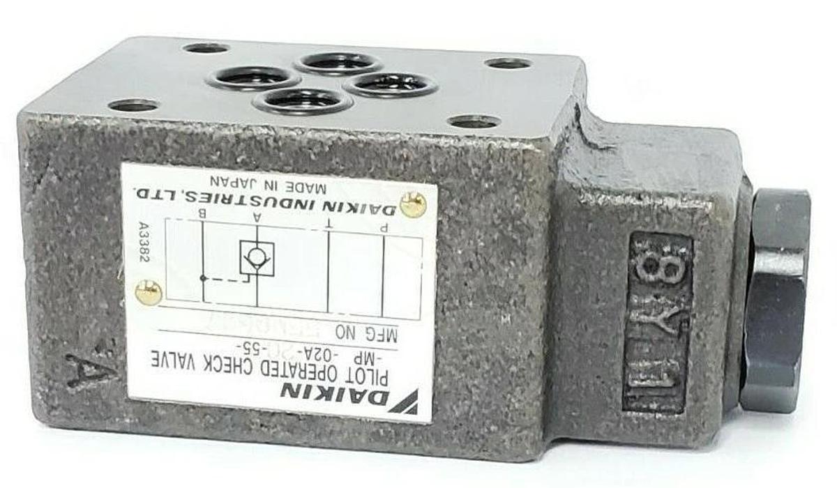 NEW DAIKIN MFG. NO. 55M9527 PILOT OPERATED CHECK VALVE MP-02A-20-55