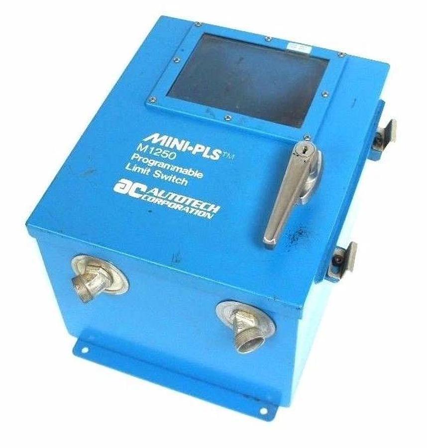 Used AUTOTECH M1250 MINI PLS PROGRAMMABLE LIMIT SWITCH ENCLOSURE
