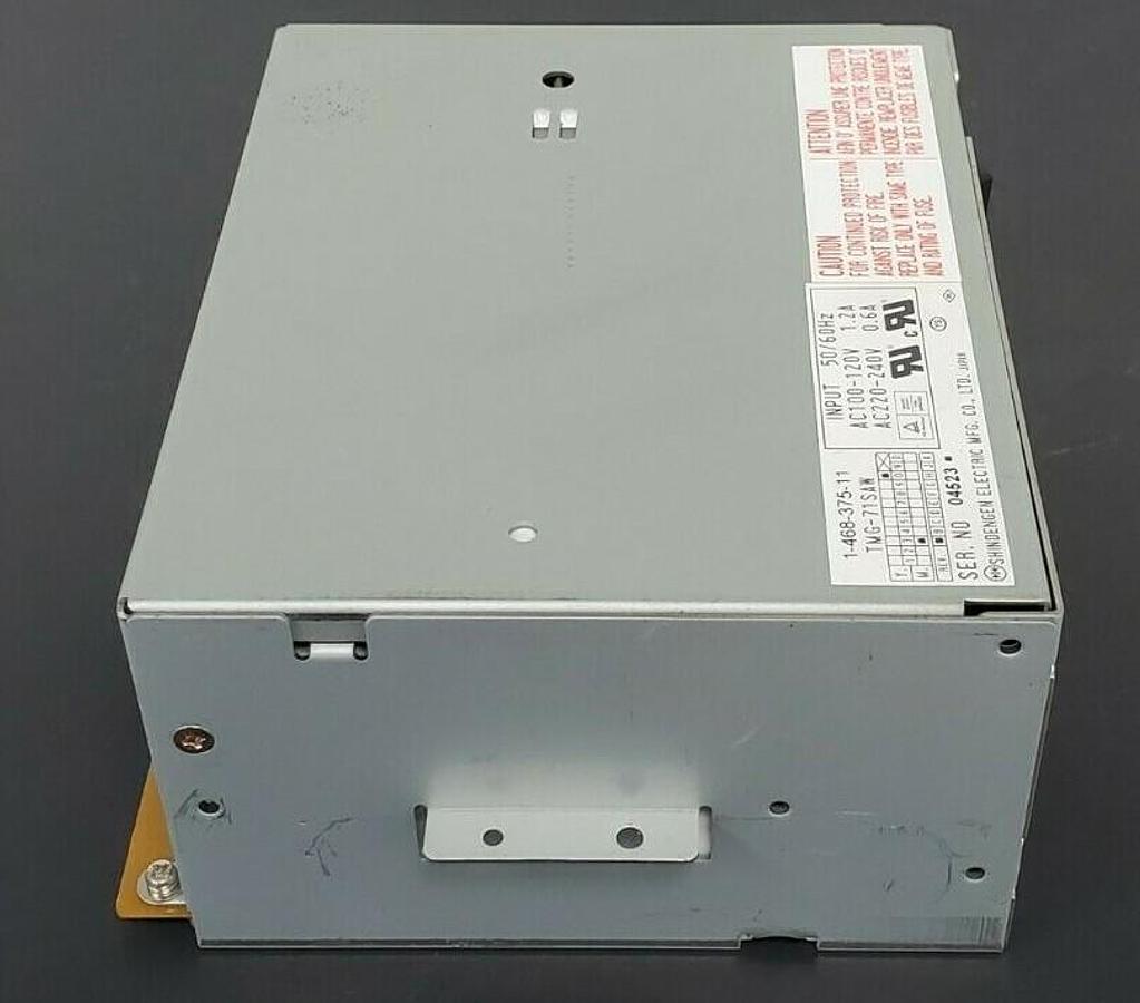 Used SHINDENGEN ELECTRIC TMG-71SAW POWER SUPPLY TMG71SAW, 1-468-375-11