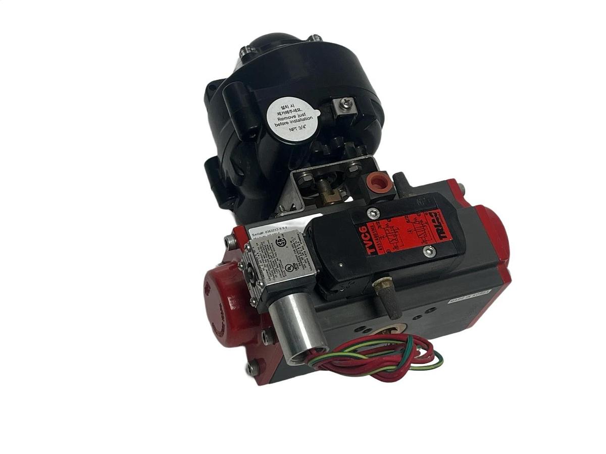 Triac 2R40DA Actuator w/ APL-510N Switch & TVC6 Solenoid - New Surplus