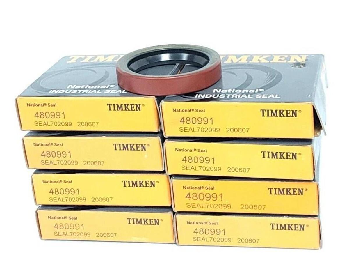 Used LOT OF 8 NIB TIMKEN 480991 OIL SEALS