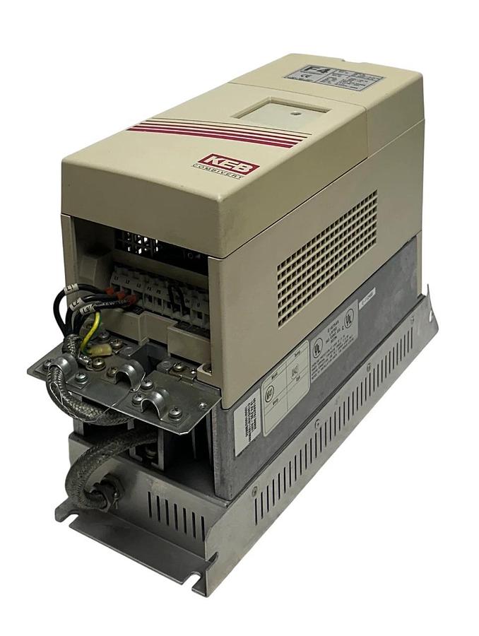 Used KEBCO KEB 13.F4.F3E-A001 / 13F4F3E-A001 F4 COMBIVERT INVERTER 7.5HP 8.3KVA USPI
