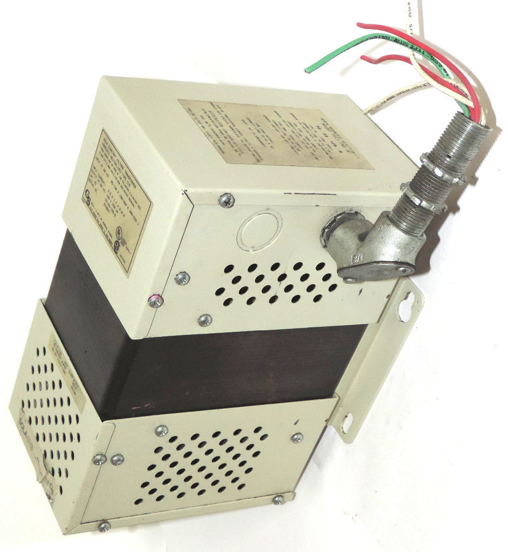 Used SOLA 23-23-125-8 SINGLE PHASE TRANSFORMER 3.2AMP 250VA 95/520V, 23231258