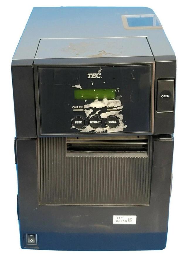 Used TEC B-SA4TM-TS15-R DESKTOP THERMAL PRINTER BSA4TMTS15R AC100V 2.1A