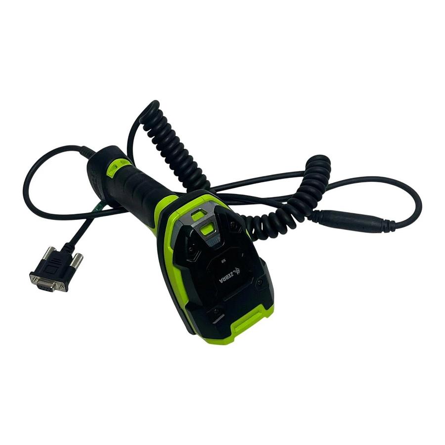 Used Zebra DS3608-SR00003VZWW Ultra-Rugged 2D Barcode Scanner w/ CBA-RF3-C09ZAR RS232