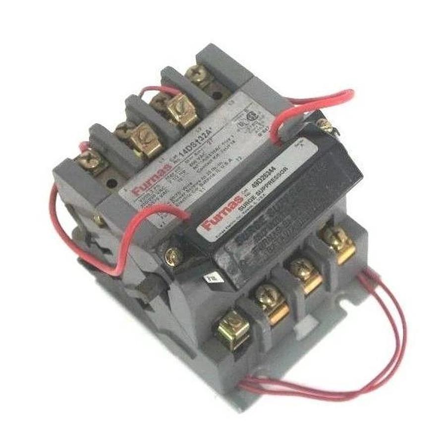 Used FURNAS 14DS+32A STARTER SER. B, 200-575VAC, 7-1/2-10HP, 27 AMP MAX W/ 49D26344