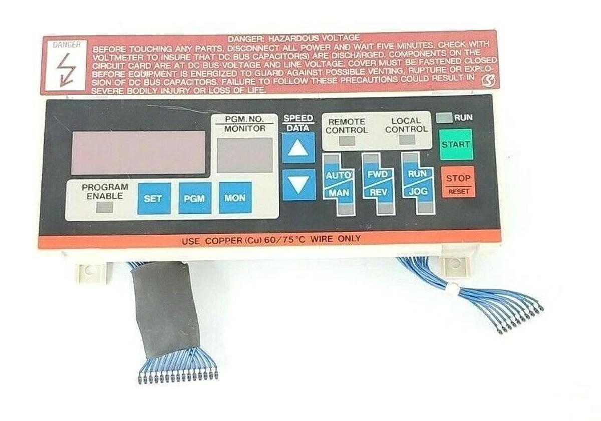 Used RELIANCE ELECTRIC MD-B3003C KEYPAD ASSEMBLY MDB3003C