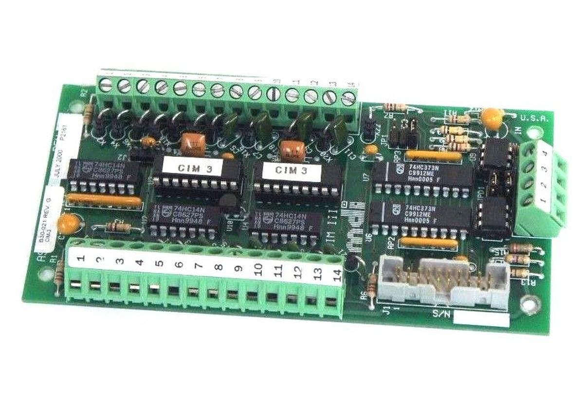 Used MDI MONITOR DYNAMICS, INC. B30-021 REV. G CIM-3 EXPANDER BOARD PWB 201191 REV. A