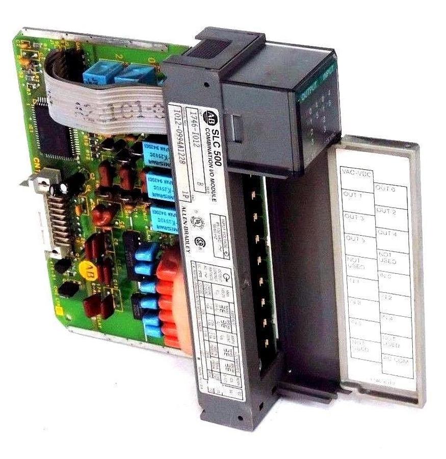 Used ALLEN BRADLEY 1746-IO12 COMINATION I/O MODULE SER B 1746IO12 W/O WIRING HARNESS