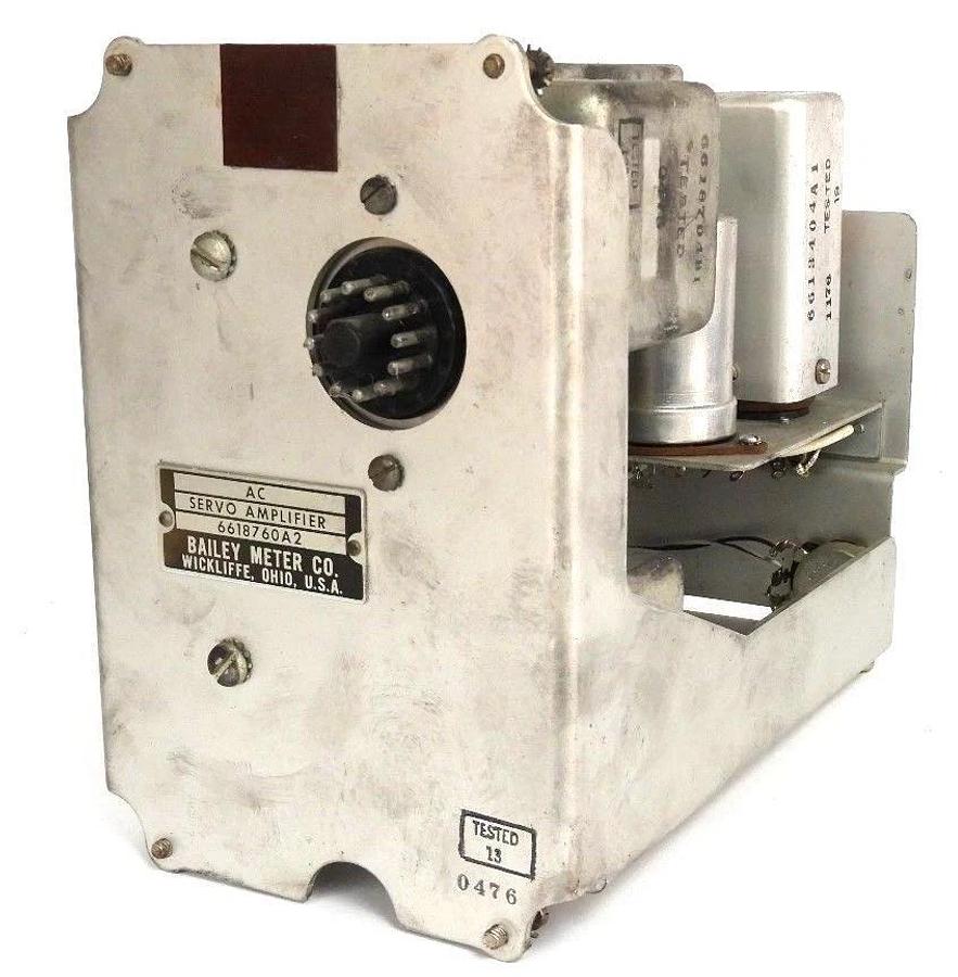 Used BAILEY METER CO. 6618760A2 AC SERVO AMPLIFIER