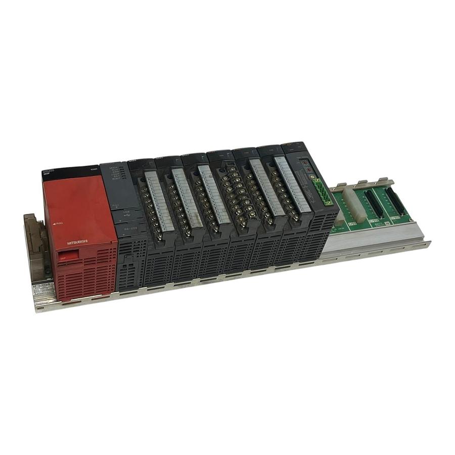 Used Mitsubishi MELSEC-Q PLC Assembly Q312B Q63P Q02HCPU QX80 QY80 QJ71DN91