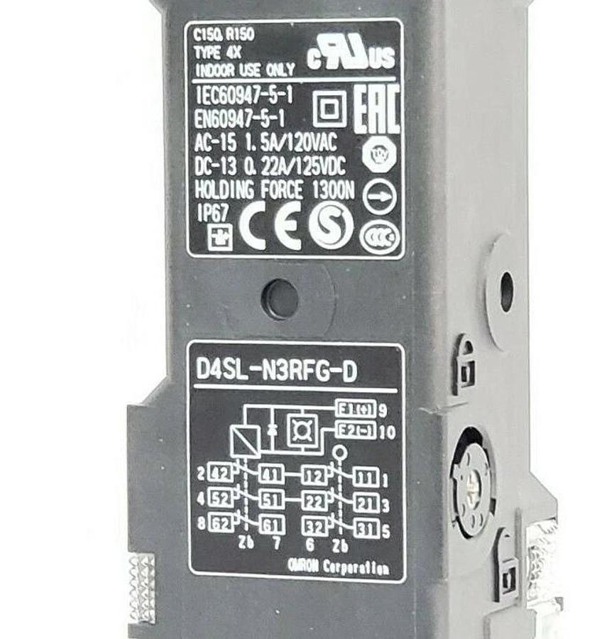 Used NEW OMRON D4SL-N3RFG-D GAURD LOCK SAFETY DOOR SWITCH D4SLN3RFGD