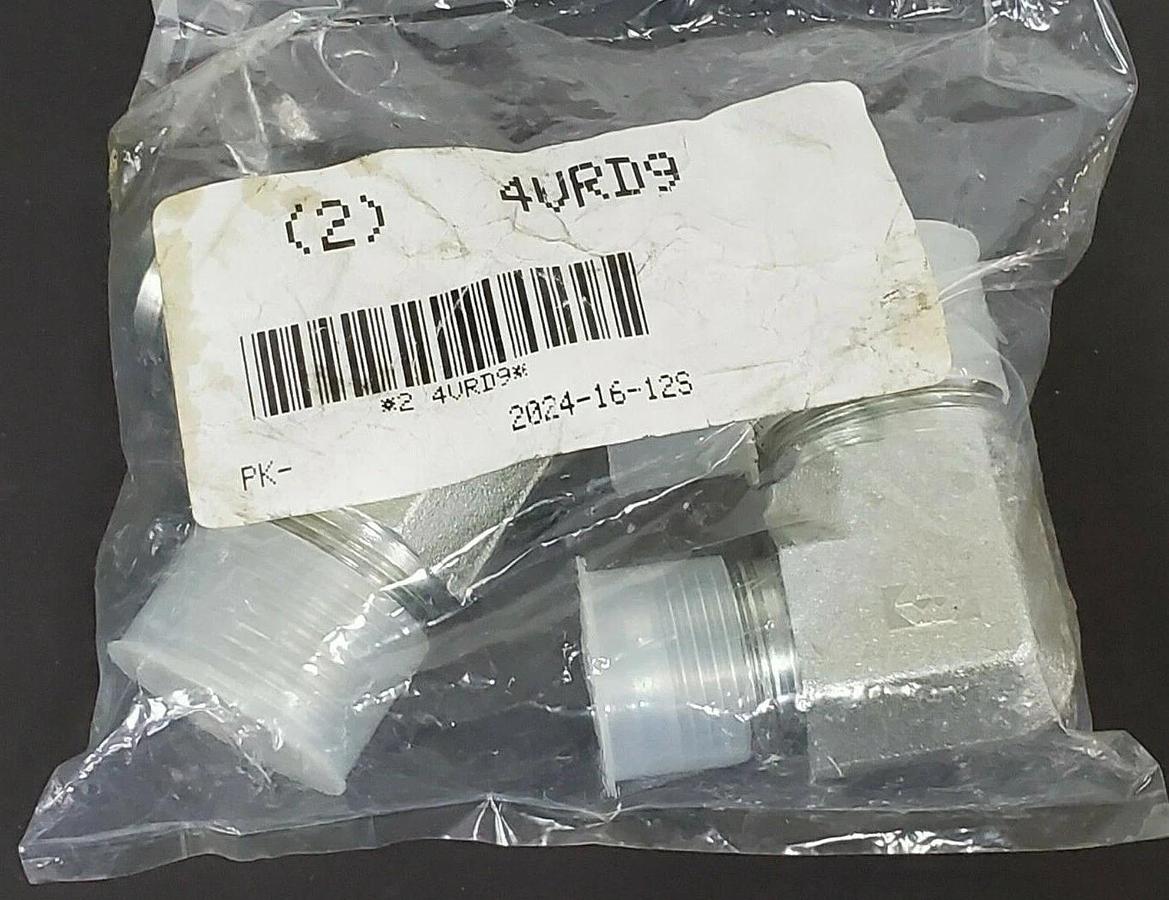 Used LOT OF 2 NEW EATON 2024-16-12S ADAPTERS 4VRD9