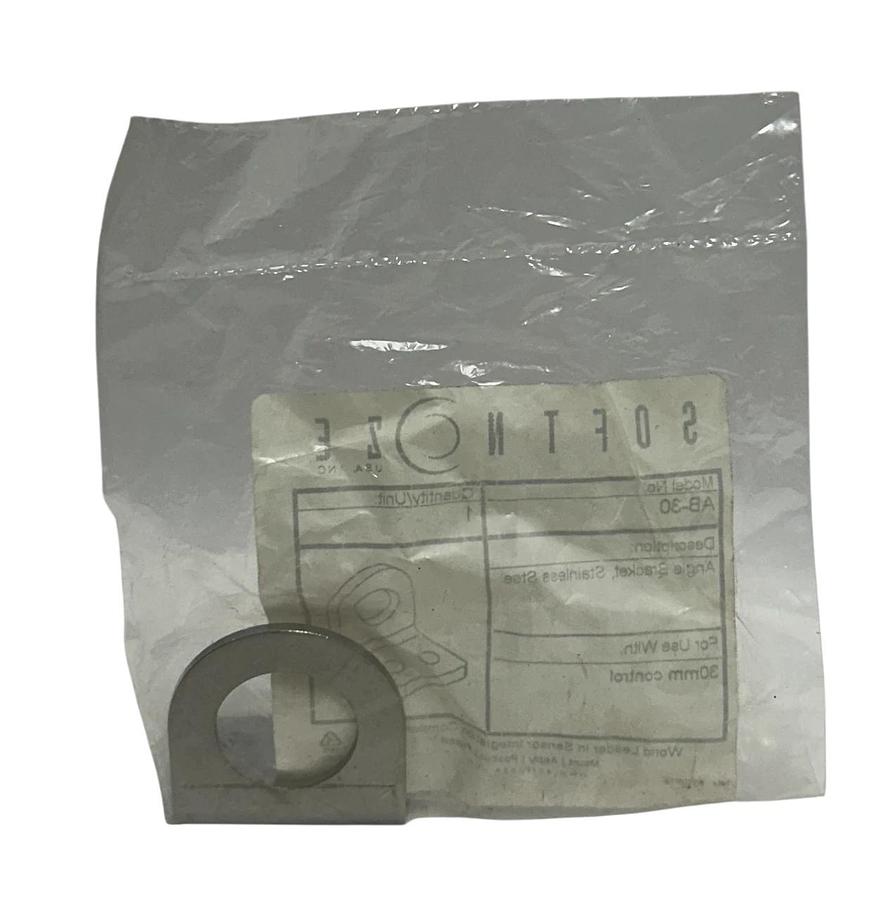 Used 10 SOFTNOZE AB-30 / AB30 OEM STAINLESS STEEL BRACKETS 30mm CONTROL NSFS