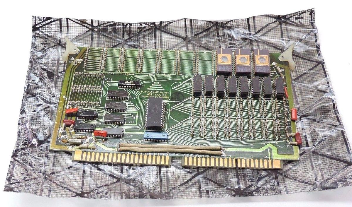 Used AVTRON A11514 MEMORY EXPANDER MODULE ASSY. 630032