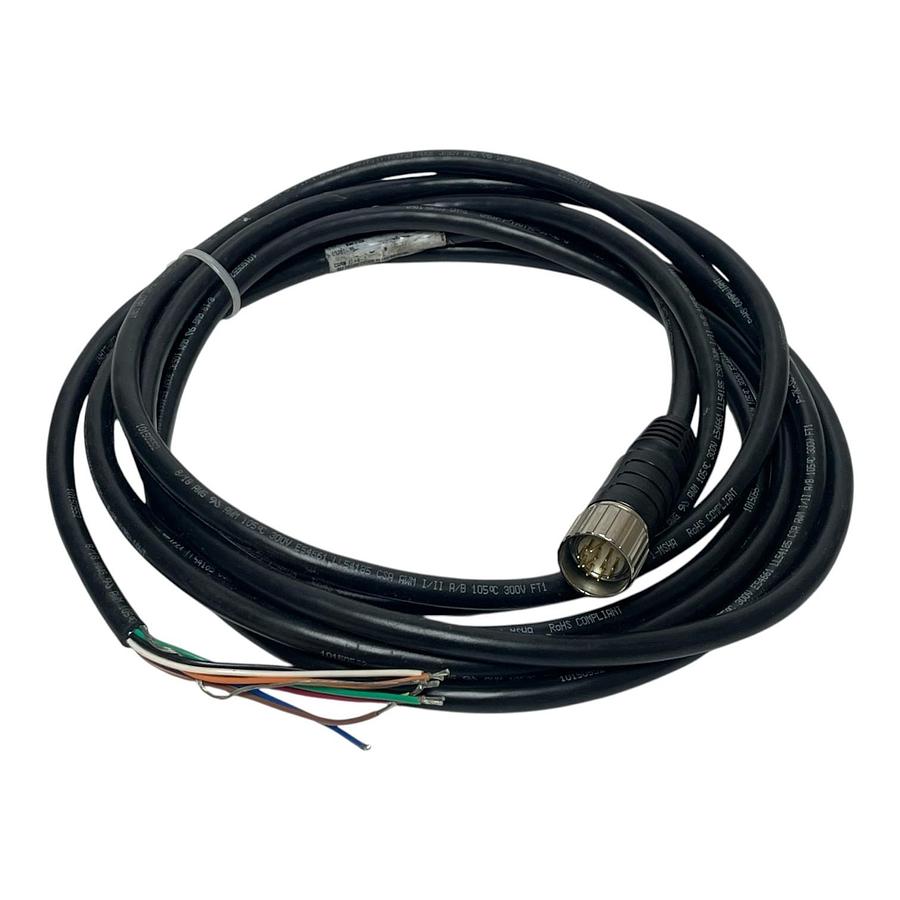 Turck CSRM 12-8-5 Multifast Cordset M23 Male Straight 5m (16.4ft) 8-Wire NEW