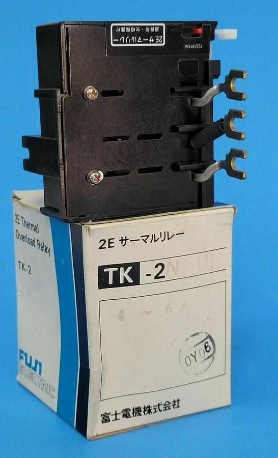 Used NIB FUJI ELECTRIC TK-2N/UL 2E THERMAL OVERLOAD RELAY TK-2 1NK1QN 4~6A