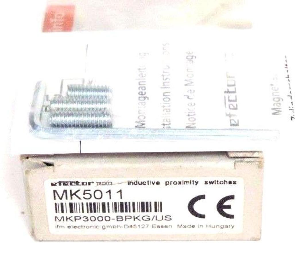 Used NIB IFM EFECTOR MK5011 MAGNETIC SWITCH FOR CYLINDER MKP3000-BPKG/US