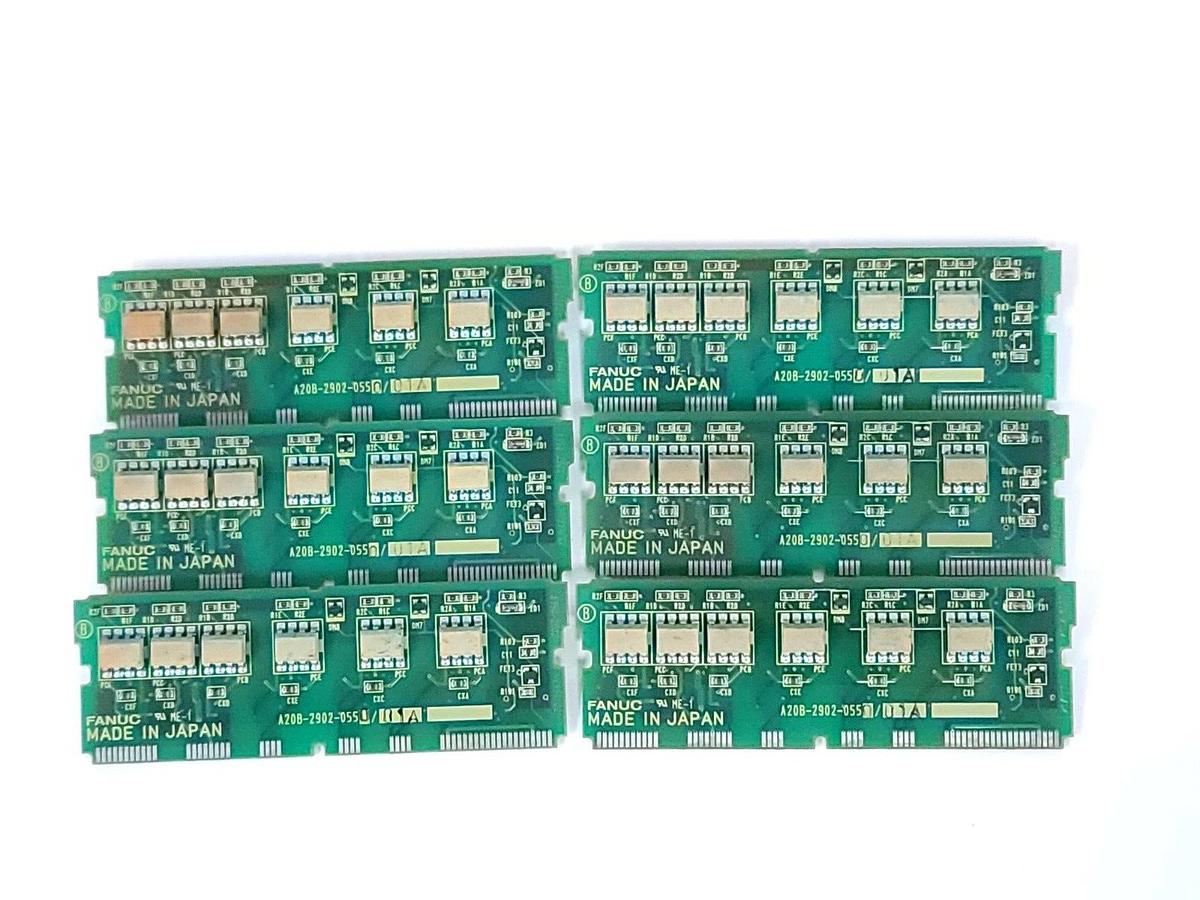 Used LOT OF 6 FANUC A20B-2902-0550/01A SERVO AMPLIFIER DAUGHTER BOARDS A20B-2902-0550