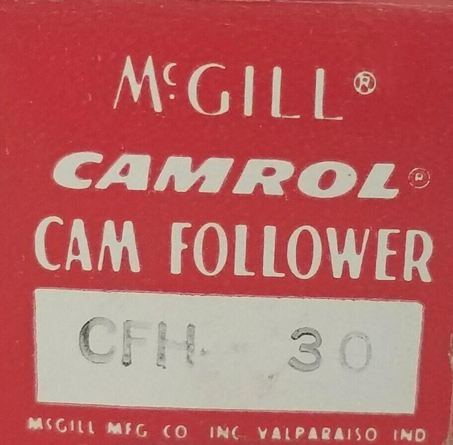 Used NIB MCGILL CFH30 CAMROL CAM FOLLOWER CFH 30