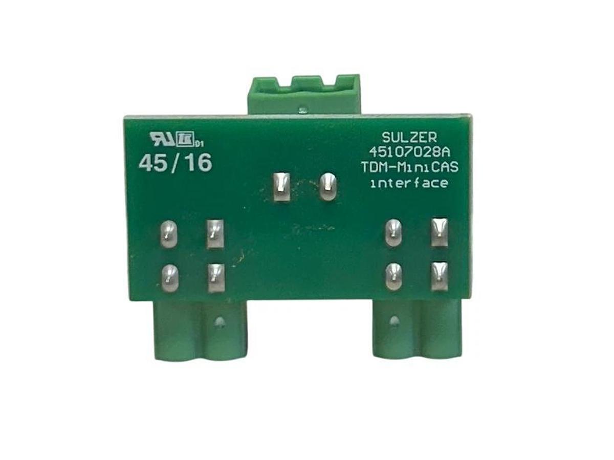 Used SULZER 45107028A TDM-MiniCAS INTERFACE BOARD USNP