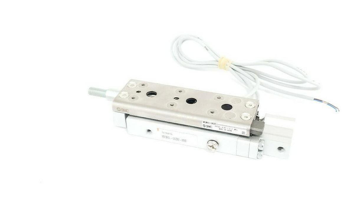 Used NEW SMC MXQ8CL-30ZB2-M9B CYLINDER, SLIDE TABLE, WITH AUTO SWITCH MXQ8CL30ZB2M9