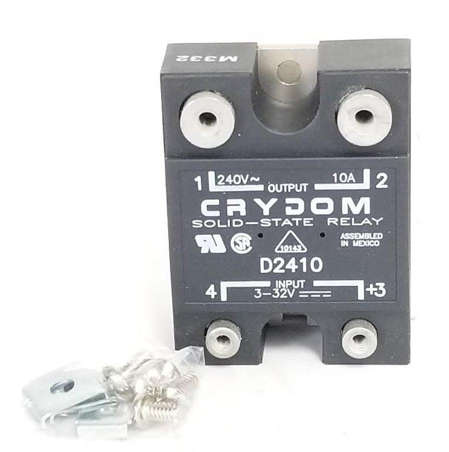 Used NIB CRYDOM D2410 SOLID-STATE RELAY 240V, 10A