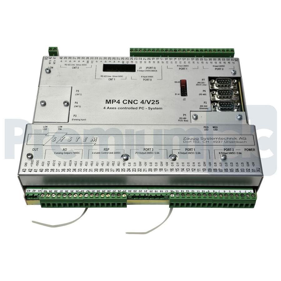 Zaugg Z-System MP4 CNC4/V25 CNC 4-Axis Controller PC - System MP4 VA.3-W NSNP