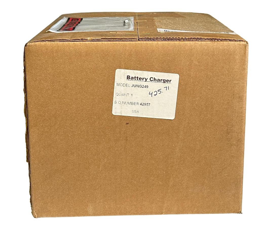 NEW JUNGHEINRICH JUNG249 OEM BATTERY CHARGER FOR FORKLIFT 24VDC/9A 117VAC/3A