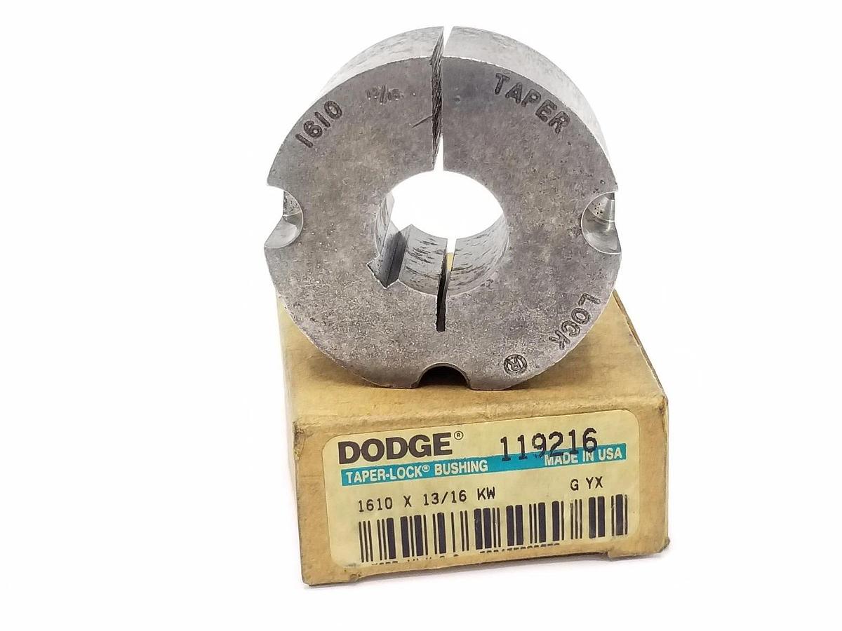 Used NIB DODGE 119216 TAPER-LOCK BUSHING 1610 X 13/16 KW