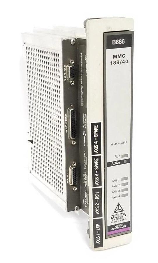 Used DELTA COMPUTER SYSTEMS B886 MOTION CONTROLLER MMC 188/40 MMC REV. 1.00B