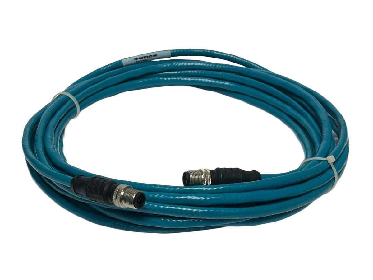 Turck RSS RSS 843-7M Industrial Ethernet Cable M12 Male-to-Male 7M - New Surplus