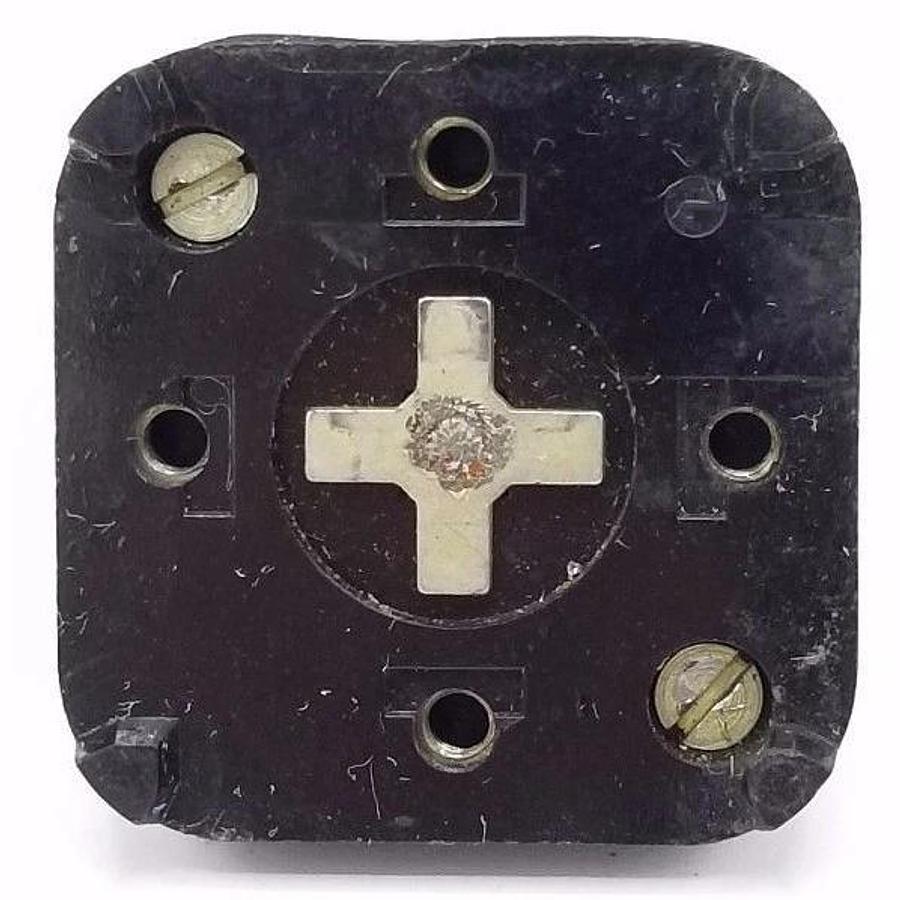 Used ALLEN BRADLEY 800T-A2 PUSH BUTTON FLUSH HEAD 800TA2, SER. N, BLACK