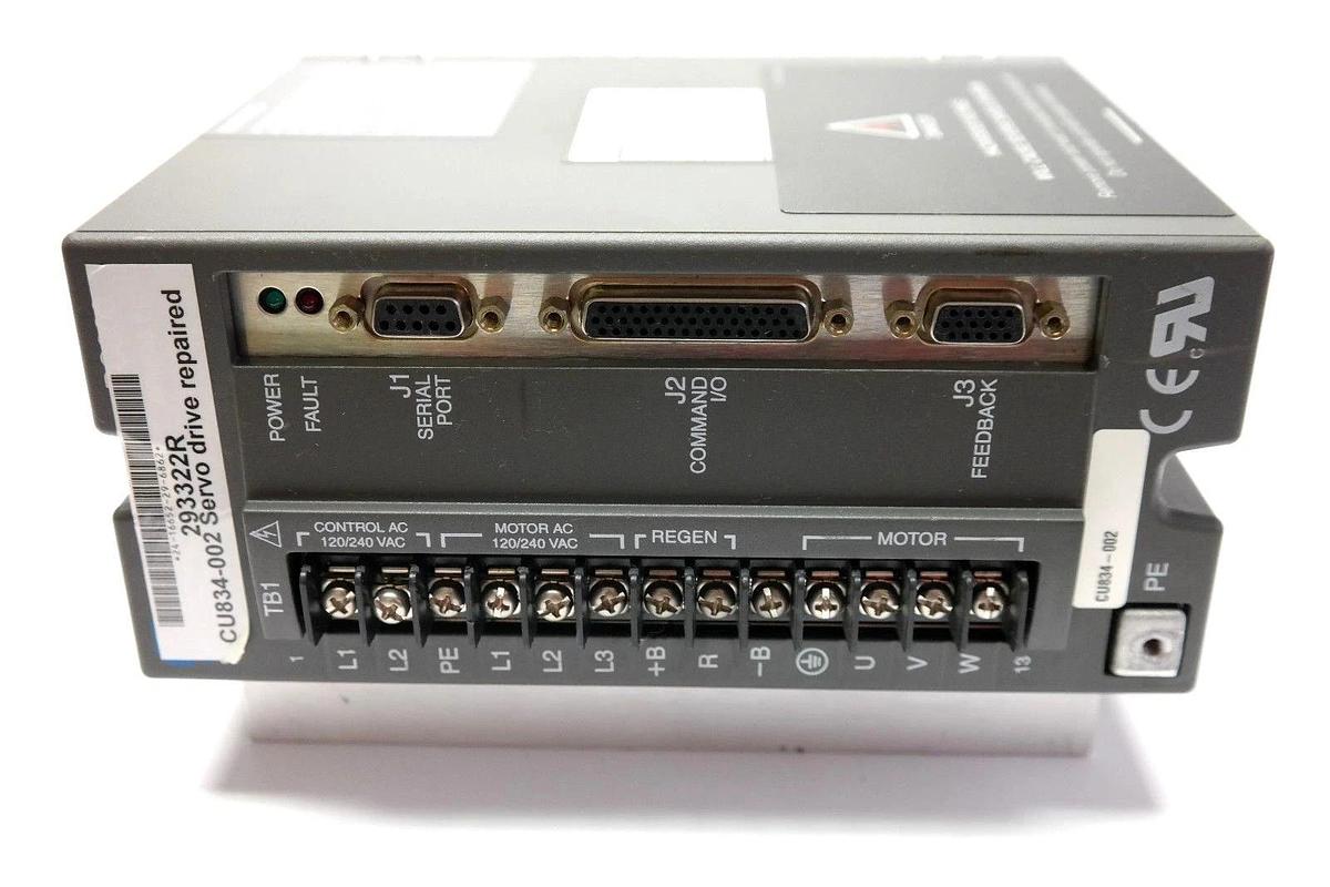 Refurbished REPAIRED PACIFIC SCIENTIFIC CU834-002 PC800 BRUSHLESS SERVO DRIVE CU834002