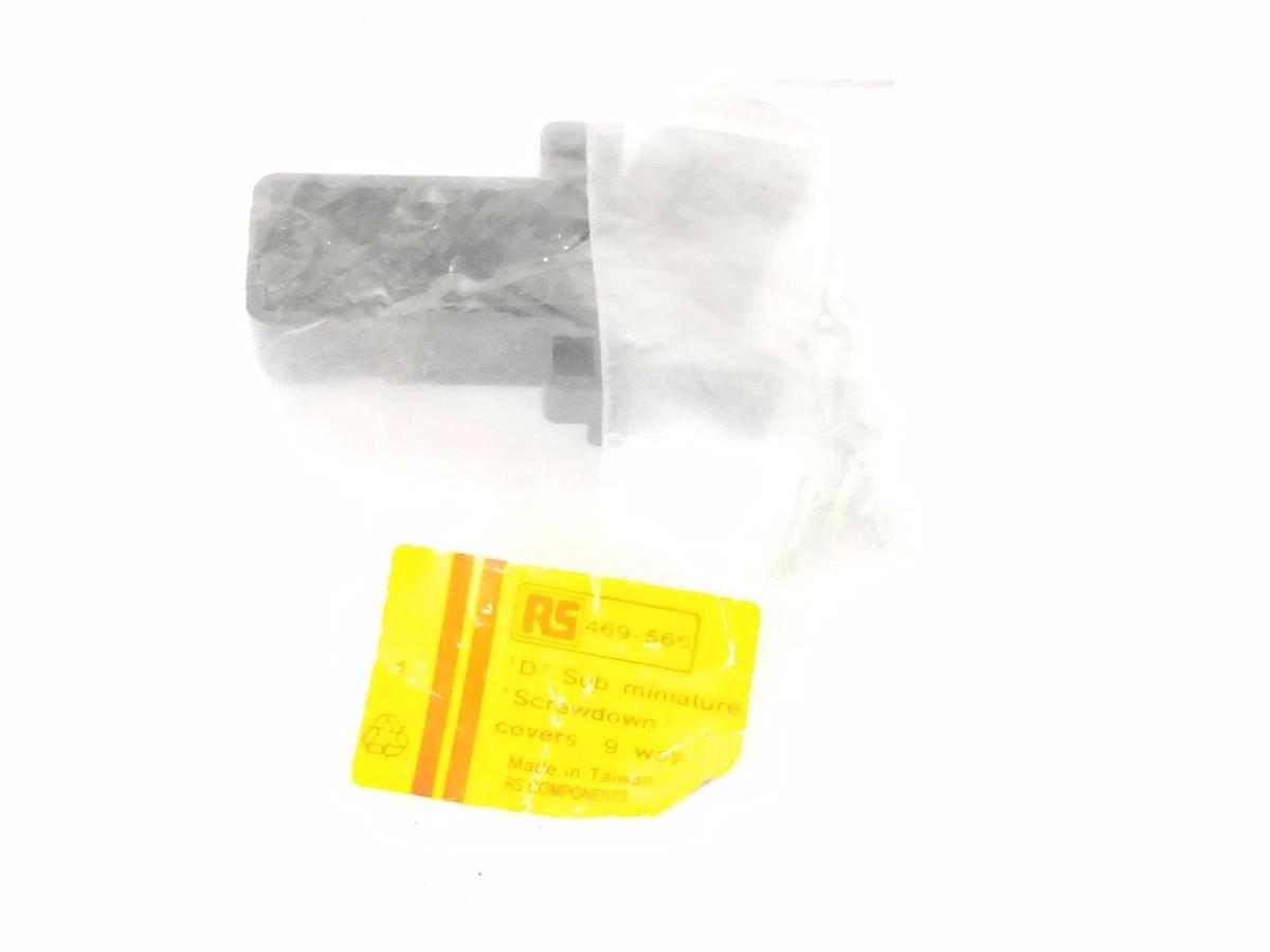 Used NEW RS COMPONENTS 469-566 D HOOD 9WAY MULTI POLE SCREWDOWN COVER