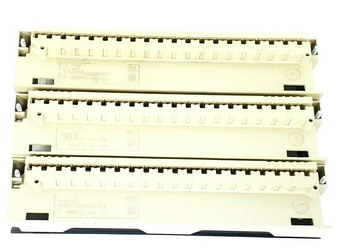 Used LOT OF 3 AEG MODICON 140-XTS-002-00 TERMINAL STRIPS 40 POINTS, 140XTS00200